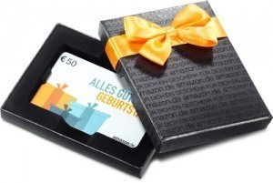 Amazon.de Box mit Geschenkkarte Geburtstag 50€