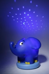 ANSMANN Sternenlicht Elefant, Sendung mit der Maus, Sternenhimmel und Nachtlicht, Sterne Projektor 1