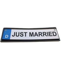 Autokennzeichen *Just Married*