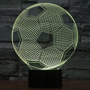 BAMINJI 3D-Visualisierung Erstaunlich leuchten LED Lampen-Nachtlicht -Birne - Kunst Skulptur leuchte