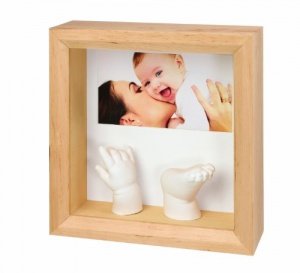 Baby Art - Photo Sculpture Frame - Rahmen für Foto und 3D Hand- und Fußabdruck