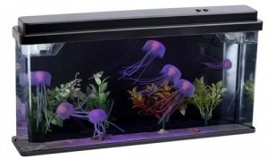 Balvi - Aquarium mit 7 Silikonquallen