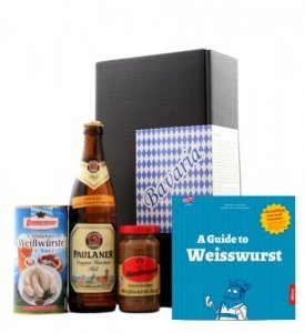 Bavaria - Bayern - Das Weißwurst ABC (engl. Version) - Geschenkset (Bier, Weißwürste, Senf & Buch