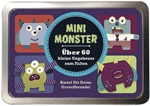 Boxset Mini Monster - Über 60 kleine Ungeheuer zum Falten: Bastel Dir Deine Gruselfreunde!