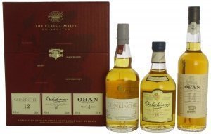 Classic Malts Collection Gentle 3x0,2L Glenk./Dalwh./Oban 43%