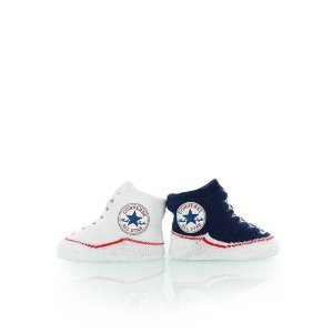 converse BABY Knit Booties navy