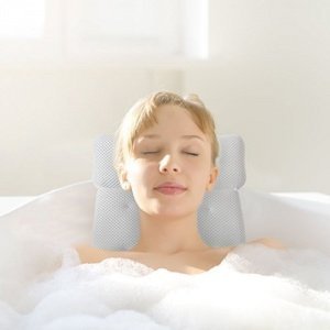 Das Rousset Luxus Badewannenkissen für Badewanne und Whirlpool! Premium Wellness Kissen für Komfor