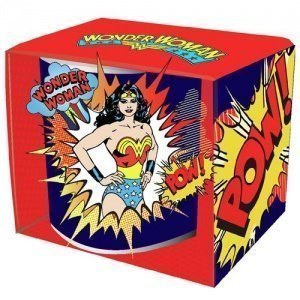 DC Comics - Wonder Woman Tasse Kaffeebecher Mug -Wonder Woman Pow! - verpackt in einer Geschenkbox