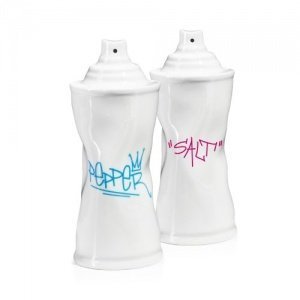 Salz- Pfefferstreuer Spicy Graffiti Cans