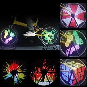 Excelvan® RGB LED Fahrradreifen Beleuchtung
