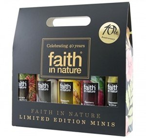 Faith In Nature Shower Gel & Foam Bath Minis Limited Edition Gift Set 5 x 100ml