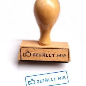 GEFÄLLT-MIR-STEMPEL das Original made in Germany