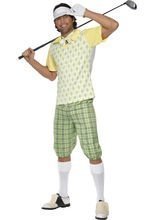 Golfer Kostüm gelb-grün