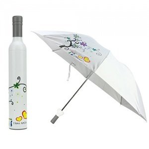 Greenery Fashion Weinflasche Regenschirm