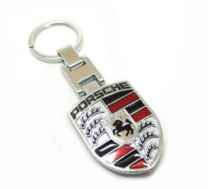 Porsche Emblem Schlüsselring