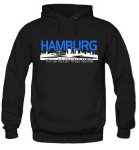 Hamburg Skyline Kapuzenpullover