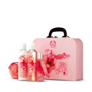 Japanese Cherry Blossom Shower Soften & Spritz Voyage Set