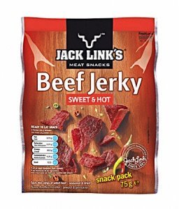 Jack Link´s Trockenfleisch Jack Link´s Sweet & Hot Beef Jerky (75g Packung)