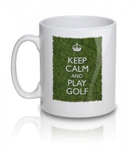 Tasse Keep Calm and Play Golf