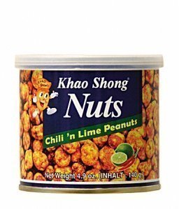 Khao Shong Erdnüsse mit Chili & Lime (140g Dose)