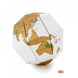 Luckies Scratch Globe Globus zum Rubbeln