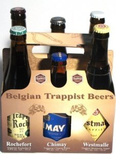 Original belgisches Bier besteht aus 6 Flaschen Trappist Bier.