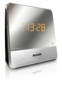 Philips AJ 3231 Radiowecker (UKW-/MW-Tuner, 2 Weckzeiten) silber