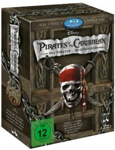 Pirates of the Caribbean - Die Piraten-Quadrologie  (5 Blu-Rays)