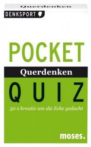 Pocket Quiz Querdenken: 50 x kreativ um die Ecke gedacht