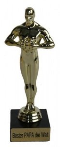 Pokal zur Oskarverleihung: Bester Papa der Welt