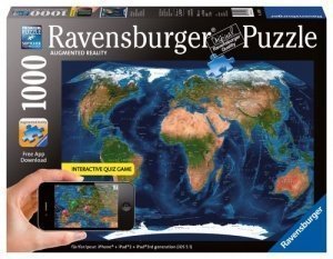 Ravensburger Satelittenweltkarte - 1000 Teile Augmented Reality Puzzle