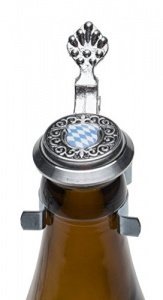 Schnabel-Schmuck Bayern Bierflaschen Zinndeckel