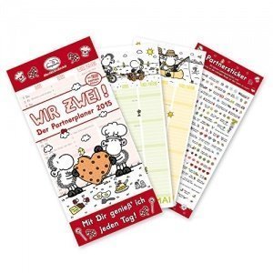 Sheepworld Partnerplaner für zwei mit 200 Stickern