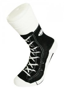 Sneaker Socken - Silly Sock - schwarz