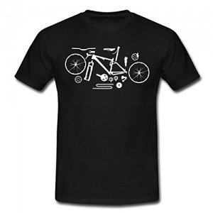 Spreadshirt Herren Mountainbike Kit T-Shirt