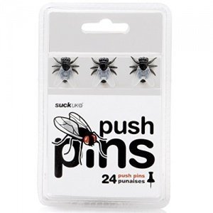 SUCK UK Fliegen-Push-Pins