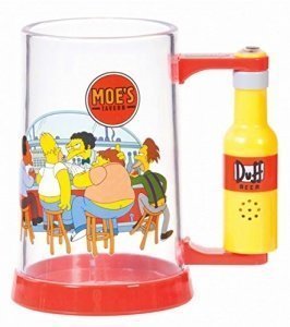 The Simpsons Bier-Krug mit Sound sprechend Bier Glas Homer Simpson 600 ml