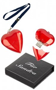 USB-Herz: Romantische Erinnerungen für die Ewigkeit