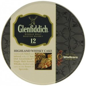 Walkers Glenfiddich Whisky Cake Tin 800 g, 1er Pack (1 x 800 g)