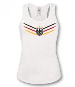 WM 2014 Deutschland Trikot Fanshirt Damen Tanktop