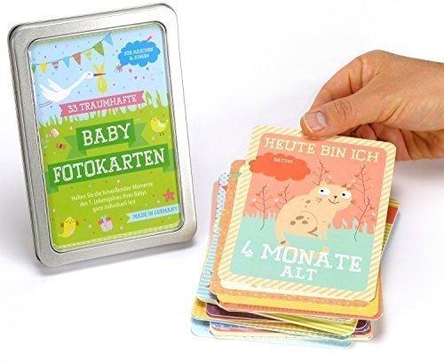 33 traumhafte Meilensteine Baby Cards für das 1. Lebensjahr - Monats-/Wochen-Karten