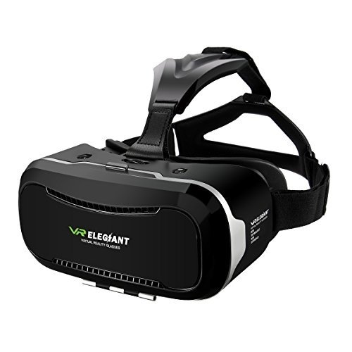 3D VR Headset, ELEGIANT Universal 3D VR Box Brille Einstellbar virtuelle Realität Brille Video Movi