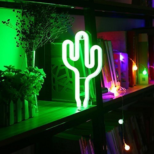 Kaktus Zeichen Neon Signs Night Lights LED Lampe Dekorative Lichter Wand Dekor Nachtlicht für Schla