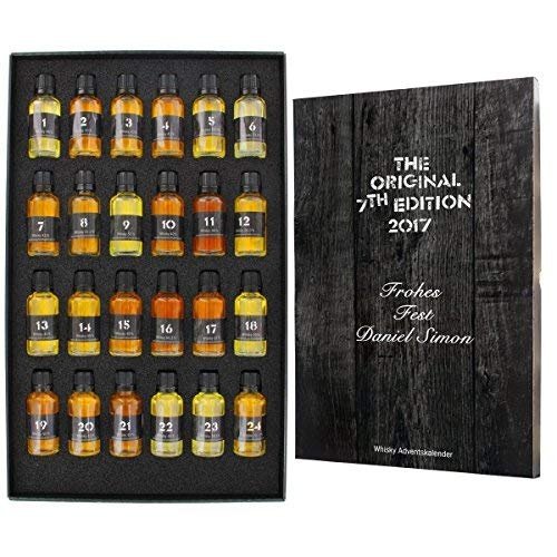 Whisky-World Adventskalender mit Ihrer individuellen Gravur