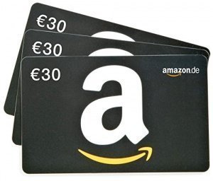 Amazon.de Geschenkkarte im Weihnachtsstrumpf