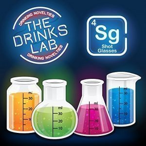 Drinks Lab DL1002 Chemie Schnapsgläser 4-er Set