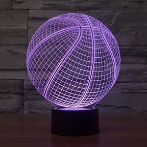 Schreibtischlampe 3D Lamp Basketball 