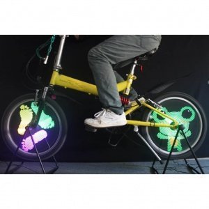 Excelvan® RGB LED Fahrradreifen Beleuchtung