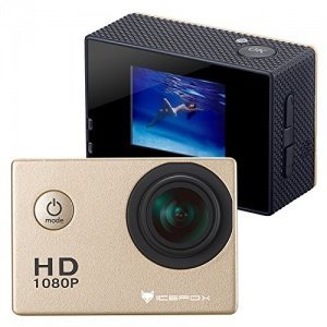 icefox® FHD Unterwasser-Action-Kamera, 12MP, 1080P, wasserdichte HD-Kamera mit 170° Weitwinkel, 1,