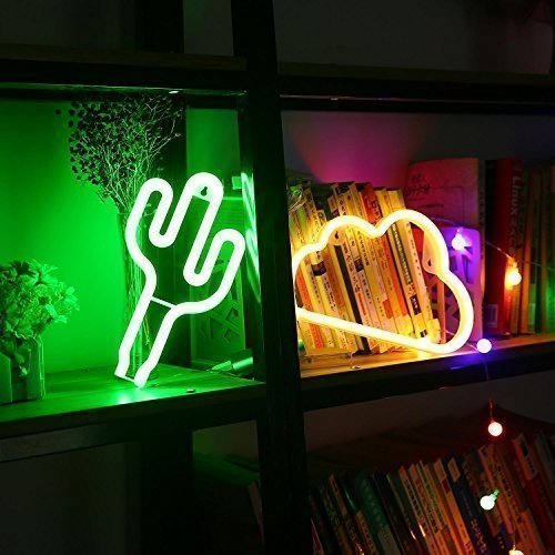 Kaktus Zeichen Neon Signs Night Lights LED Lampe Dekorative Lichter Wand Dekor Nachtlicht für Schla